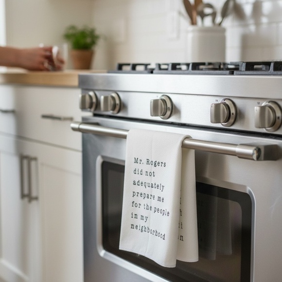 Humorous Double Sided Kitchen Towel - Picture 2 of 2